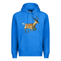 True Royal Impala Antelope Illustrations Premium Hoodie - LillyAllenDesigns
