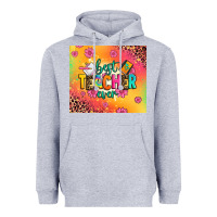 Heather Grey best teacher ever Heavyweight Hoodie - Zillion Design Studio