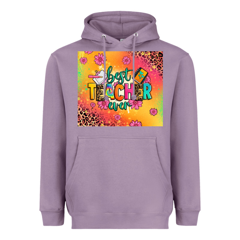 Best Teacher Ever Heavyweight Hoodie by Zillion Design Studio | Teevron