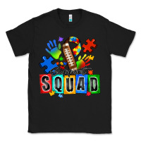 Black american football support squad autism Classic Tee - Zillion Design Studio