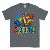 Charcoal Heather american football support squad autism Classic Tee - Zillion Design Studio