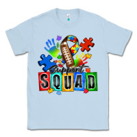 Dusty Blue american football support squad autism Classic Tee - Zillion Design Studio