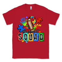 Red american football support squad autism Classic Tee - Zillion Design Studio