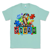 Seafoam american football support squad autism Classic Tee - Zillion Design Studio