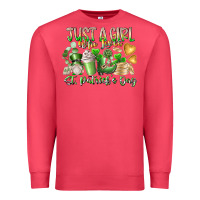 Just A Girl Who Loves Saint Patrick's Day Premium Sweatshirt | Teevron