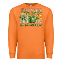 Carrot Just a Girl who Loves Saint Patrick's Day Premium Sweatshirt - RacoonDesign