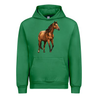 Emerald Quarter Horse Urban Hoodie - LillyAllenDesigns