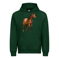 Forest Green Quarter Horse Urban Hoodie - LillyAllenDesigns