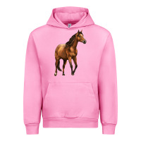 Fuchsia Pink Quarter Horse Urban Hoodie - LillyAllenDesigns