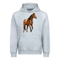 Heather Grey Quarter Horse Urban Hoodie - LillyAllenDesigns