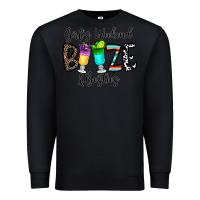 Black girl's weekend booze & besties Premium Sweatshirt - CowhideDigitalArt