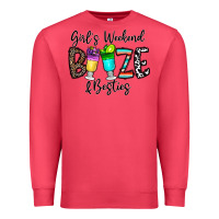Cardinal girl's weekend booze & besties Premium Sweatshirt - CowhideDigitalArt