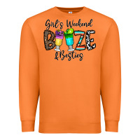 Carrot girl's weekend booze & besties Premium Sweatshirt - CowhideDigitalArt