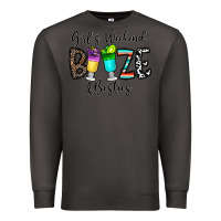 Smoke girl's weekend booze & besties Premium Sweatshirt - CowhideDigitalArt