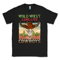 Black wild west long live cowboys Classic Tee - texasbilliewilder