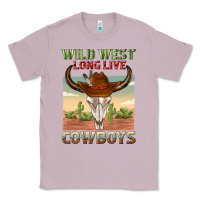 Lilac wild west long live cowboys Classic Tee - texasbilliewilder