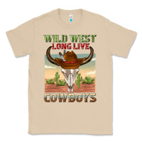 Mushroom wild west long live cowboys Classic Tee - texasbilliewilder