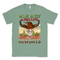 Sage wild west long live cowboys Classic Tee - texasbilliewilder
