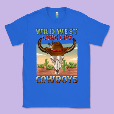 Classic Tee wild west long live cowboys