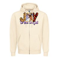 Sandshell joy to the world Zipper Hoodie - Zillion Design Studio