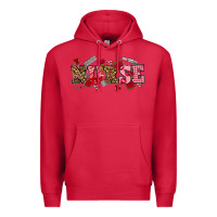 Cardinal valentines day nurse Premium Hoodie - NancyCooperArtShop