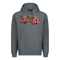 Rock valentines day nurse Premium Hoodie - NancyCooperArtShop