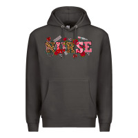 Smoke valentines day nurse Premium Hoodie - NancyCooperArtShop
