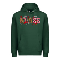 Sports Green valentines day nurse Premium Hoodie - NancyCooperArtShop