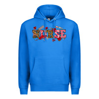 True Royal valentines day nurse Premium Hoodie - NancyCooperArtShop