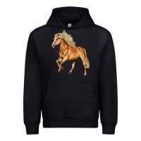 Black Haflinger Horse Urban Hoodie - LillyAllenDesigns