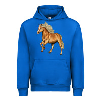 Cobalt Haflinger Horse Urban Hoodie - LillyAllenDesigns