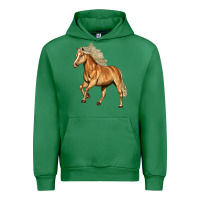 Emerald Haflinger Horse Urban Hoodie - LillyAllenDesigns