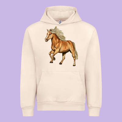 Haflinger Horse Urban Hoodie Designed By Lillyallendesigns
