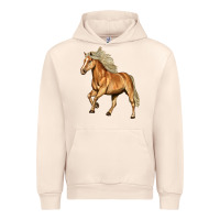 Sandshell Haflinger Horse Urban Hoodie - LillyAllenDesigns