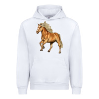 White Haflinger Horse Urban Hoodie - LillyAllenDesigns