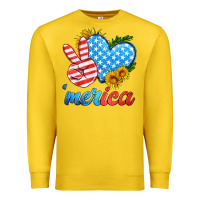 Lemon america with heart Premium Sweatshirt - HRA Design Shop