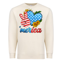Sandshell america with heart Premium Sweatshirt - HRA Design Shop