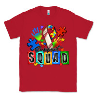 Red baseball support squad autism Classic Tee - Zillion Design Studio