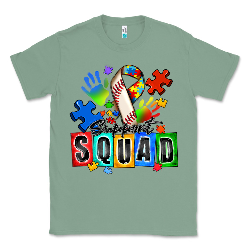 Baseball Support Squad Autism Classic Tee by Zillion Design Studio | Teevron