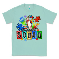 Seafoam baseball support squad autism Classic Tee - Zillion Design Studio
