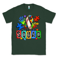 Sports Green baseball support squad autism Classic Tee - Zillion Design Studio