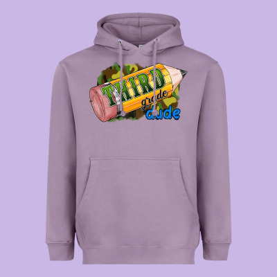 Third Grade Dude Heavyweight Hoodie Designed By Ranaportraitstore