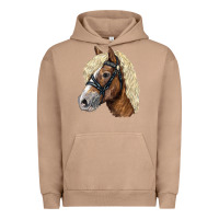 Pigment Burro Haflinger Avelignese Horse Urban Hoodie - LillyAllenDesigns