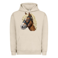 Pigment French Oak Haflinger Avelignese Horse Urban Hoodie - LillyAllenDesigns