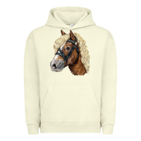 Pigment Pistachio Haflinger Avelignese Horse Urban Hoodie - LillyAllenDesigns