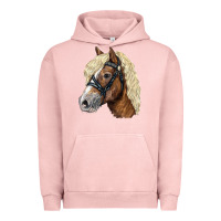 Pigment Salmon Haflinger Avelignese Horse Urban Hoodie - LillyAllenDesigns