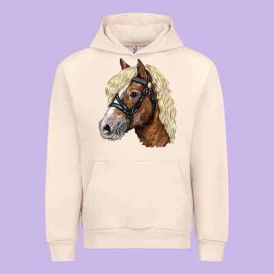 Haflinger Avelignese Horse Urban Hoodie Designed By Lillyallendesigns