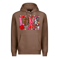 Chestnut valentines day love nurse Premium Hoodie - NancyCooperArtShop