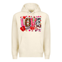 Tofu valentines day love nurse Premium Hoodie - NancyCooperArtShop