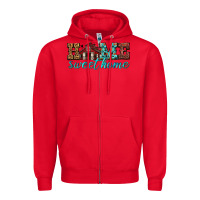 Red home sweet home Zipper Hoodie - texasbilliewilder